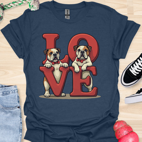 Love is a four legged word - V6 - Standing Duo T-Shirt